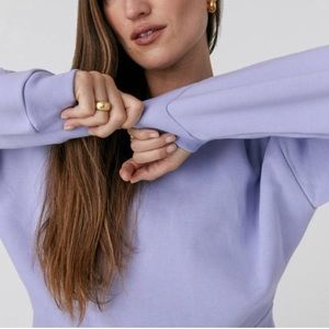 Reformation Long Sleeve Cropped Sweat Set